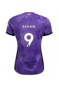 Liverpool Darwin Nunez #9 Voetbaltruitje 3e tenue Dames 2023-24 Korte Mouw